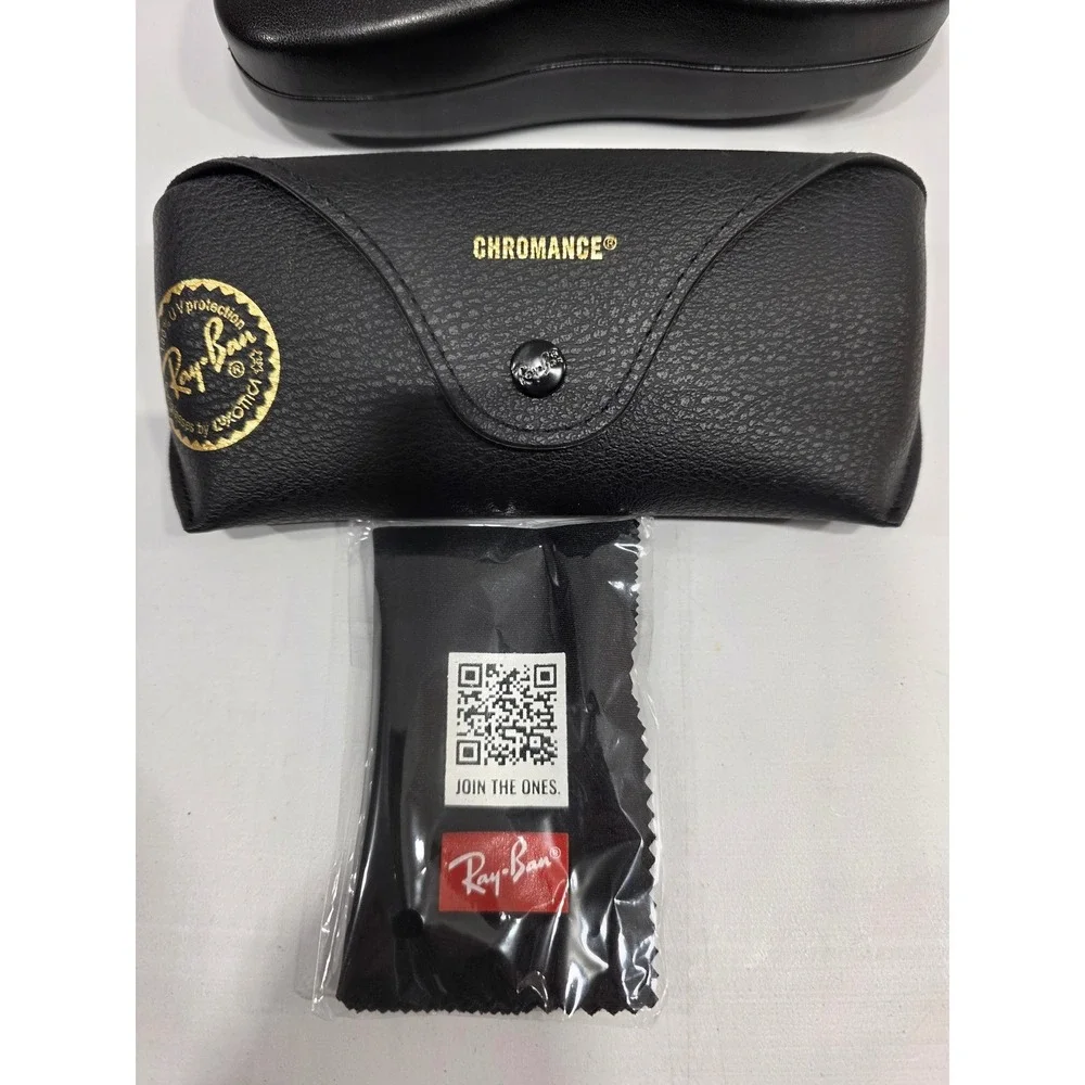 Armani Exchange‎ Ray Ban Chromance Sunglass Cases with Cleaning Cloth